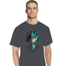 Load image into Gallery viewer, Daily_Deal_Shirts T-Shirts, Tall / Large / Charcoal Power 100 Full Cowl