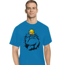 Load image into Gallery viewer, Daily_Deal_Shirts T-Shirts, Tall / Large / Royal Blue Big Toasty Cinnamon Bun