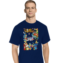 Load image into Gallery viewer, Shirts T-Shirts, Tall / Large / Navy Digital Friends