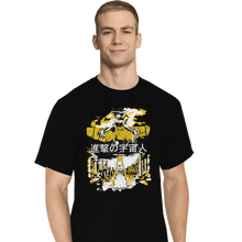 Load image into Gallery viewer, Shirts T-Shirts, Tall / Large / Black Attack on Moon