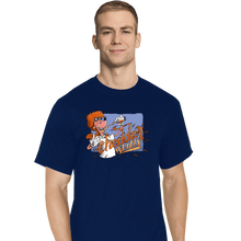 Load image into Gallery viewer, Secret_Shirts T-Shirts, Tall / Large / Navy Cheddar Whizzy!