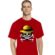 Load image into Gallery viewer, Secret_Shirts T-Shirts, Tall / Large / Red Skeleton Mugiwara