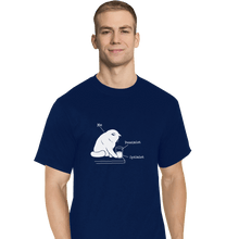 Load image into Gallery viewer, Shirts T-Shirts, Tall / Large / Navy Glass Graphic