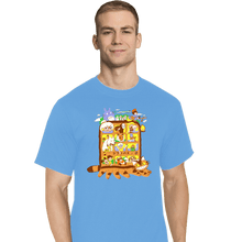 Load image into Gallery viewer, Daily_Deal_Shirts T-Shirts, Tall / Large / Royal Blue Anime Bus