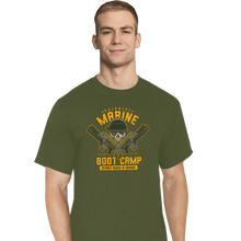Load image into Gallery viewer, Shirts T-Shirts, Tall / Large / Military Green Colonial Marine s