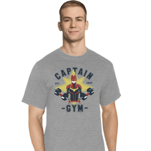 Load image into Gallery viewer, Shirts T-Shirts, Tall / Large / Sports Grey Captain Gym