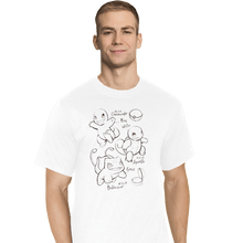 Load image into Gallery viewer, Shirts T-Shirts, Tall / Large / White Childhood Sketch