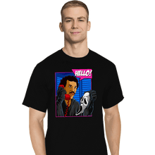 Load image into Gallery viewer, Daily_Deal_Shirts T-Shirts, Tall / Large / Black Hello Slasher
