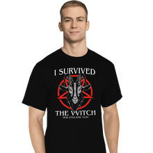 Load image into Gallery viewer, Daily_Deal_Shirts T-Shirts, Tall / Large / Black I Survived The VVitch