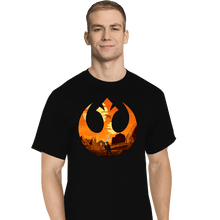 Load image into Gallery viewer, Daily_Deal_Shirts T-Shirts, Tall / Large / Black Rising Star