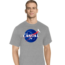 Load image into Gallery viewer, Shirts T-Shirts, Tall / Large / Sports Grey Fly Casual