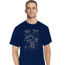Load image into Gallery viewer, Daily_Deal_Shirts T-Shirts, Tall / Large / Navy LO-LA59 Schematics