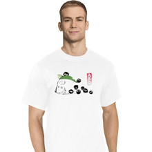 Load image into Gallery viewer, Shirts T-Shirts, Tall / Large / White Ink Forest