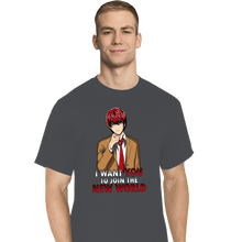 Load image into Gallery viewer, Shirts T-Shirts, Tall / Large / Charcoal Support Kira