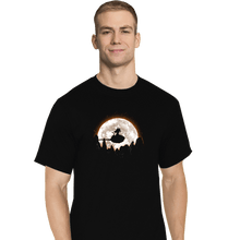 Load image into Gallery viewer, Shirts T-Shirts, Tall / Large / Black Moonlight Clouds