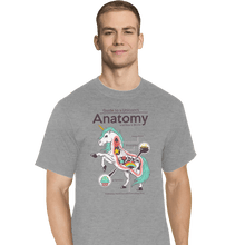 Load image into Gallery viewer, Shirts T-Shirts, Tall / Large / Sports Grey Anatomy Of A Unicorn