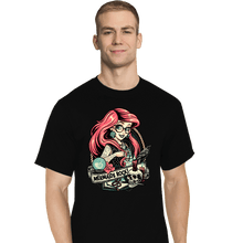 Load image into Gallery viewer, Daily_Deal_Shirts T-Shirts, Tall / Large / Black Rocker Ariel