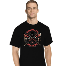 Load image into Gallery viewer, Daily_Deal_Shirts T-Shirts, Tall / Large / Black Sunnydale Crest