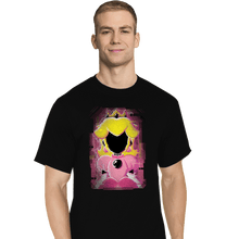 Load image into Gallery viewer, Shirts T-Shirts, Tall / Large / Black Peach Glitch