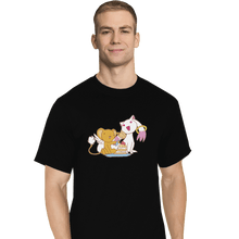 Load image into Gallery viewer, Shirts T-Shirts, Tall / Large / Black Wanna Eat Cake And Make A Contract