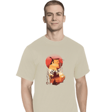 Load image into Gallery viewer, Shirts T-Shirts, Tall / Large / White Samurai Jack Sumi-e