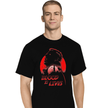 Load image into Gallery viewer, Shirts T-Shirts, Tall / Large / Black Blood Is Lives