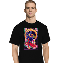Load image into Gallery viewer, Daily_Deal_Shirts T-Shirts, Tall / Large / Black Ninja Art Nouveau Gaiden