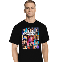 Load image into Gallery viewer, Daily_Deal_Shirts T-Shirts, Tall / Large / Black The Wandering Samurai