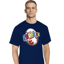 Load image into Gallery viewer, Shirts T-Shirts, Tall / Large / Navy Law Of Surprise