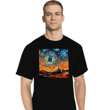 Load image into Gallery viewer, Shirts T-Shirts, Tall / Large / Black Van Gogh Never Saw Gallifrey