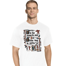 Load image into Gallery viewer, Daily_Deal_Shirts T-Shirts, Tall / Large / White Illuminated Shiteth