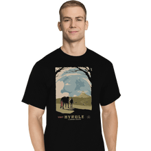 Load image into Gallery viewer, Shirts T-Shirts, Tall / Large / Black Epona Visit Hyrule