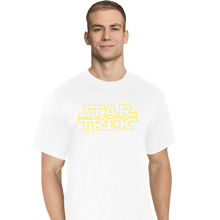Load image into Gallery viewer, Shirts T-Shirts, Tall / Large / White Star Trek Logo
