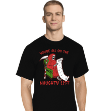 Load image into Gallery viewer, Secret_Shirts T-Shirts, Tall / Large / Black Naughty List