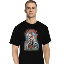 Load image into Gallery viewer, Shirts T-Shirts, Tall / Large / Black Stranger Falls 3