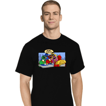 Load image into Gallery viewer, Daily_Deal_Shirts T-Shirts, Tall / Large / Black Mean Rangers