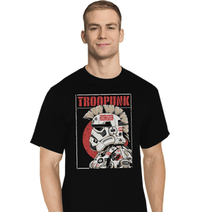 Shirts T-Shirts, Tall / Large / Black Troopunk