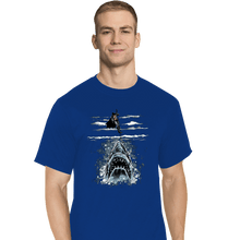 Load image into Gallery viewer, Daily_Deal_Shirts T-Shirts, Tall / Large / Royal Blue Shark Repellent