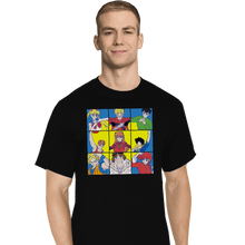 Load image into Gallery viewer, Daily_Deal_Shirts T-Shirts, Tall / Large / Black The Anime Heart Of A 90s Kid
