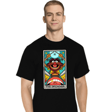Load image into Gallery viewer, Daily_Deal_Shirts T-Shirts, Tall / Large / Black The Drummer