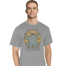 Load image into Gallery viewer, Daily_Deal_Shirts T-Shirts, Tall / Large / Sports Grey Vitruvian Cookie