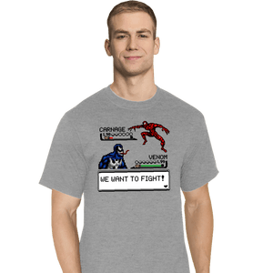 Shirts T-Shirts, Tall / Large / Sports Grey Carnage Fight