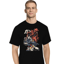 Load image into Gallery viewer, Shirts T-Shirts, Tall / Large / Black Zaku VS RX 78-2
