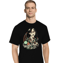 Load image into Gallery viewer, Secret_Shirts T-Shirts, Tall / Large / Black This Girl Can Fight!