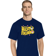Load image into Gallery viewer, Secret_Shirts T-Shirts, Tall / Large / Navy Besto Friendo