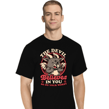 Load image into Gallery viewer, Secret_Shirts T-Shirts, Tall / Large / Black Devils Believe In You