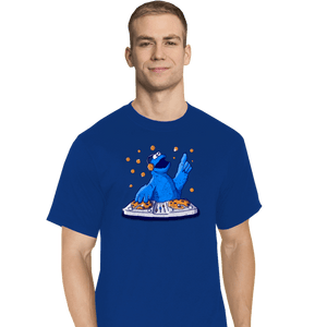Daily_Deal_Shirts T-Shirts, Tall / Large / Royal Blue Cookie Party