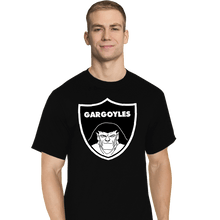 Load image into Gallery viewer, Secret_Shirts T-Shirts, Tall / Large / Black Gargoyles Raid