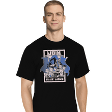 Load image into Gallery viewer, Shirts T-Shirts, Tall / Large / Black Join Blue Lions