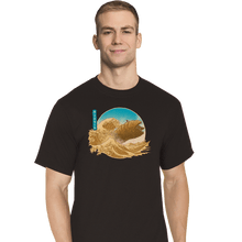 Load image into Gallery viewer, Daily_Deal_Shirts T-Shirts, Tall / Large / Black The Great Wave off Arrakis